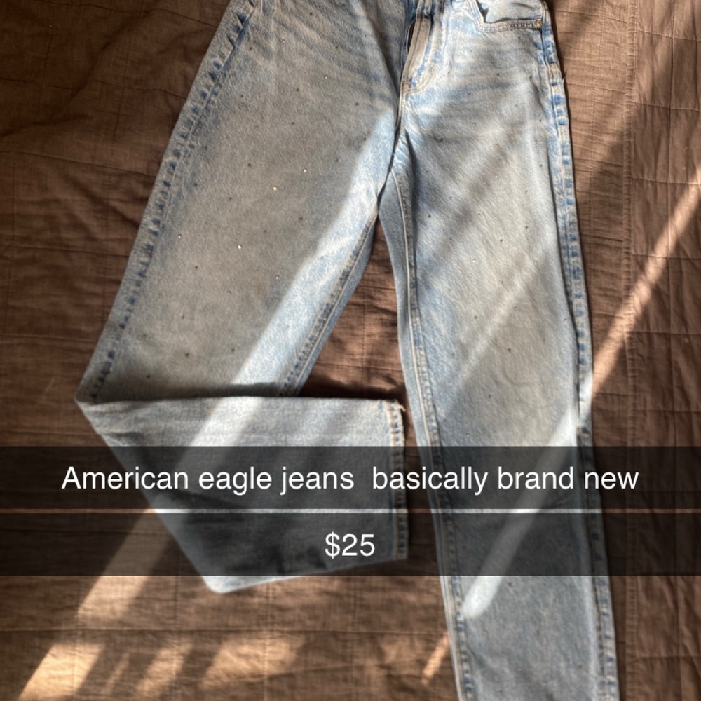 American Eagle Outfitters Denim Jeans in Light Blue
